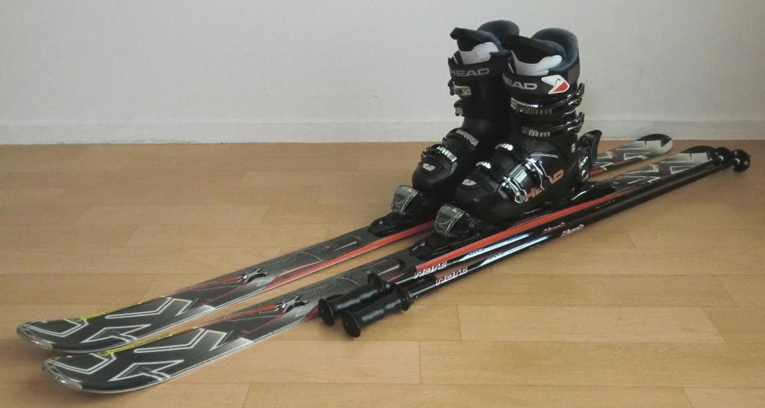 ■■11月限定■送料無料■K2＋HEAD■メンズスキー4点セット■163/27■