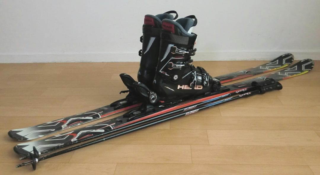 ■■11月限定■送料無料■K2＋HEAD■メンズスキー4点セット■163/27■