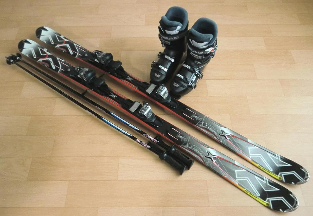 ■■11月限定■送料無料■K2＋HEAD■メンズスキー4点セット■163/27■