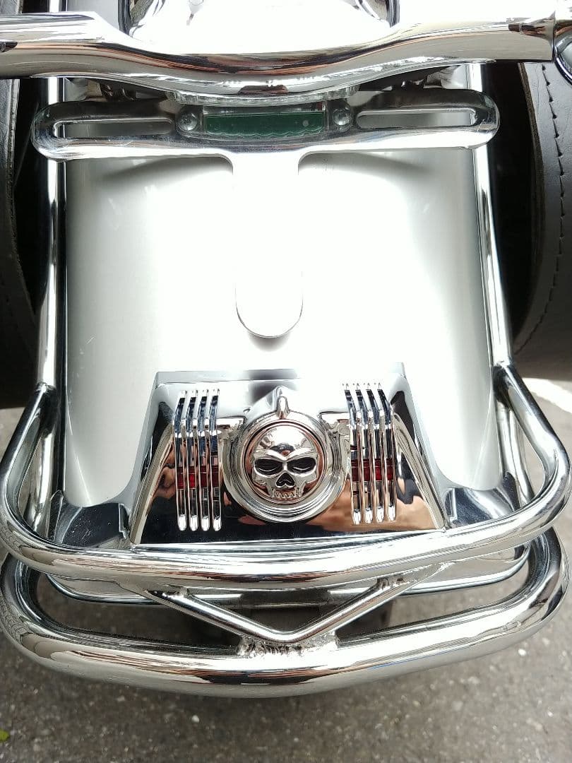 【Ron】ハーレー純正 リアフェンダーチップ クローム クリアキングリル