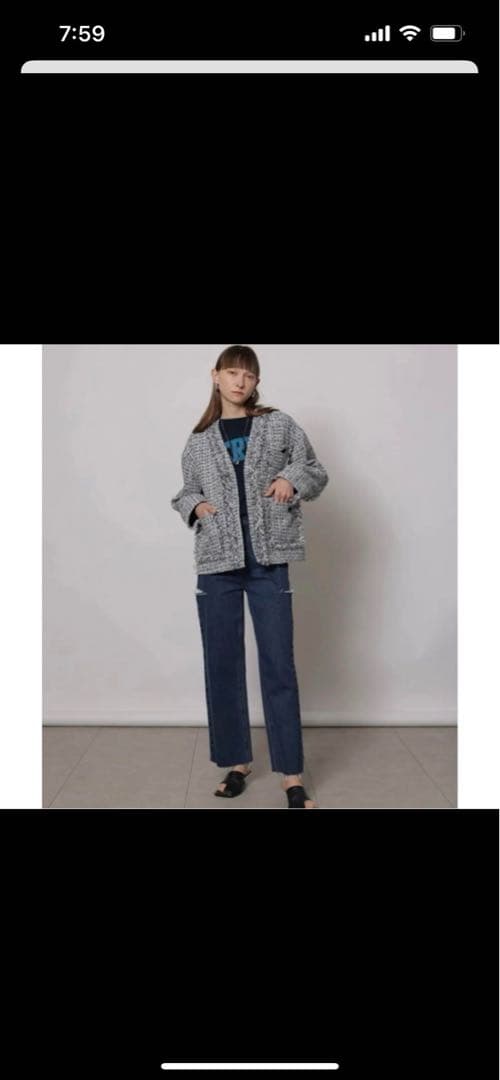 CADUNE ツイードジャケット　カデュネ