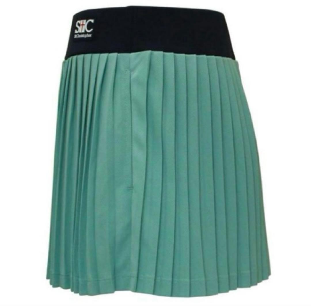 No.459 STC アクアグリーン☆総プリーツスコート☆XL