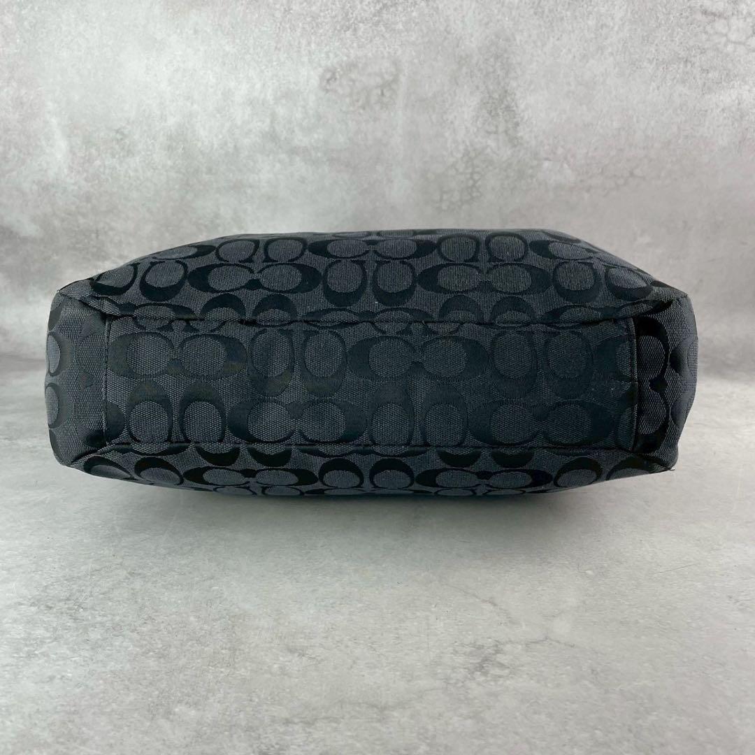 専用✨A4可 コーチ トートバッグ キャンバス×レザー 肩掛け シグネチャー