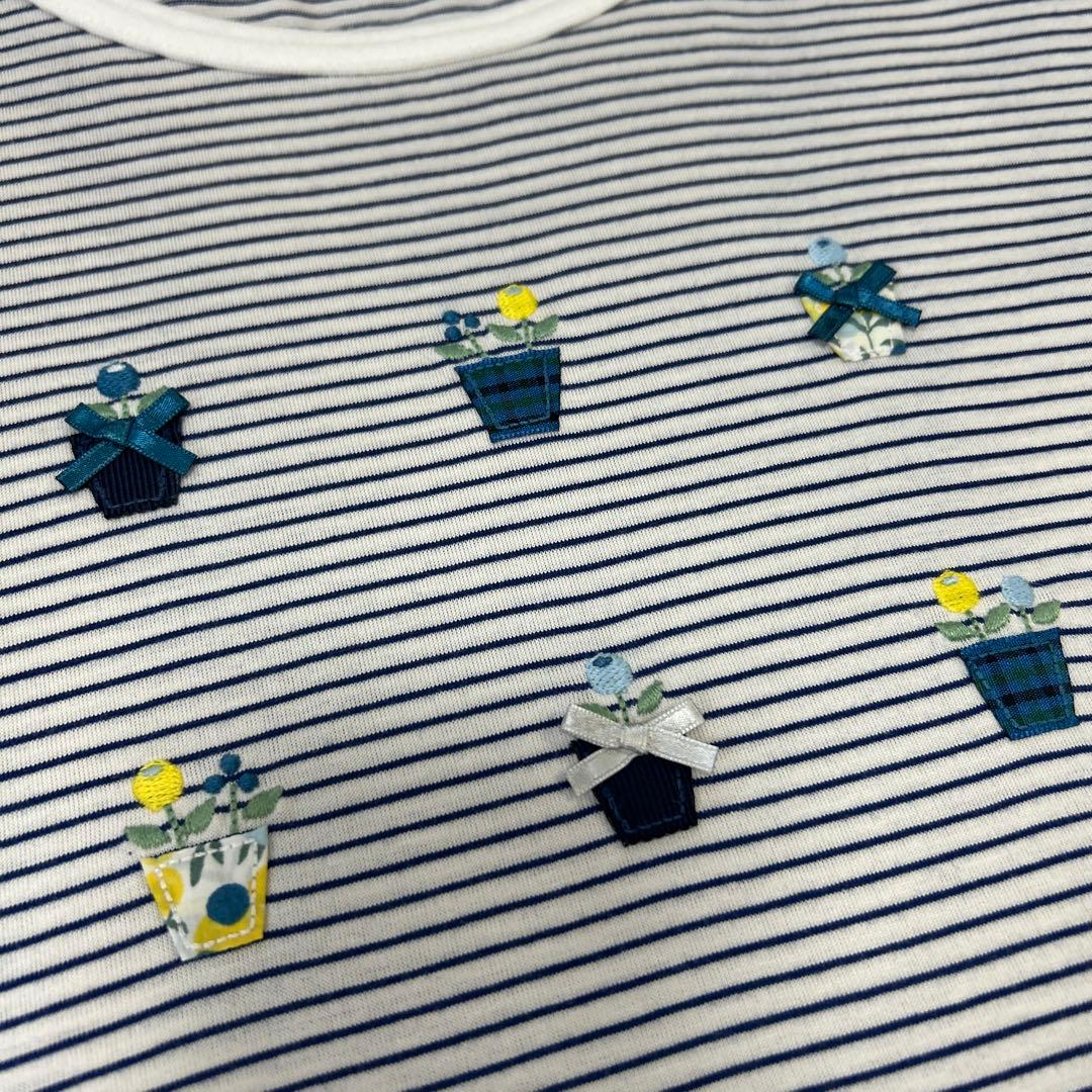 ファミリア　リバティ長袖ワンピース150