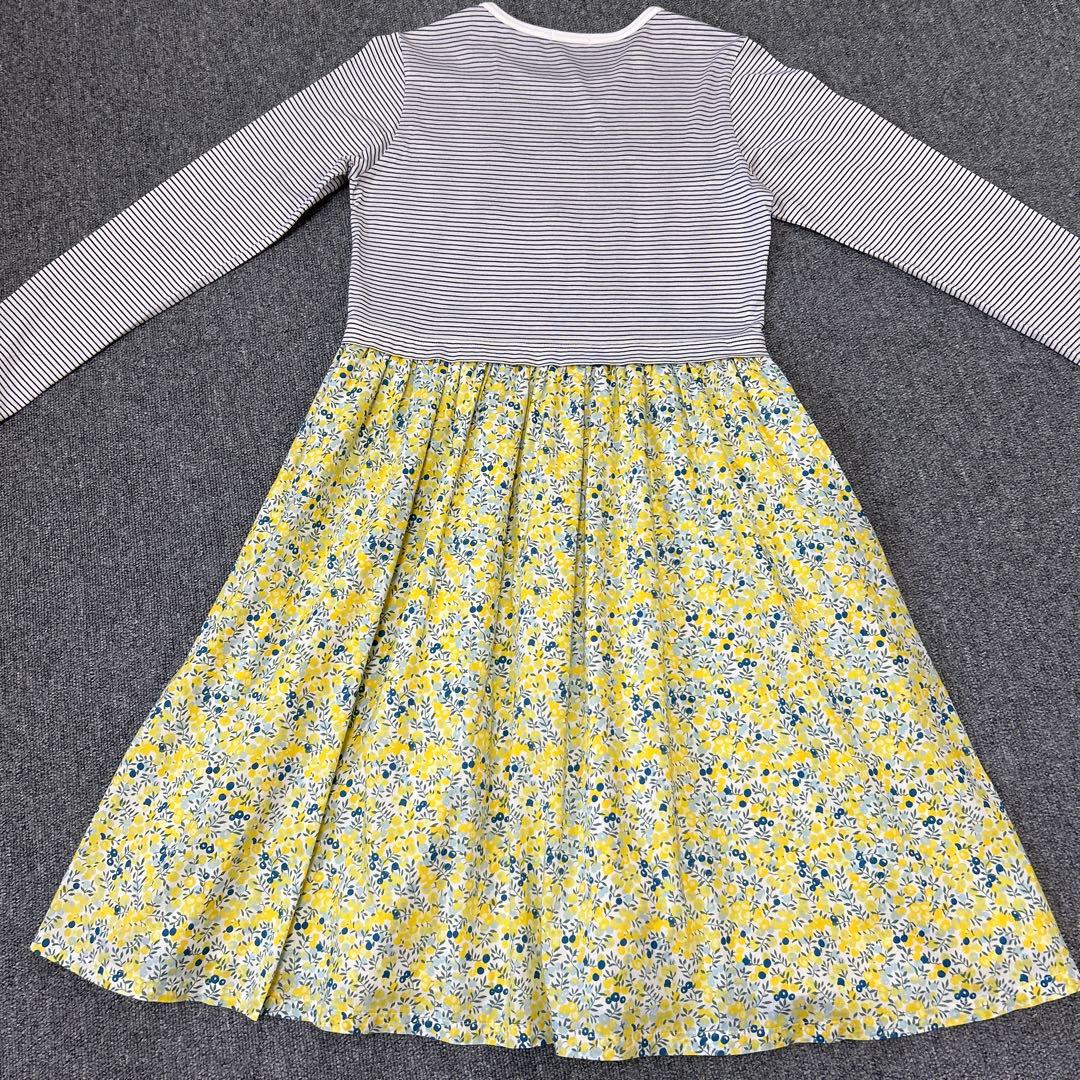 ファミリア　リバティ長袖ワンピース150