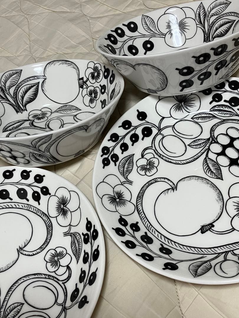 アラビア　ブラックパラティッシ 4点セット