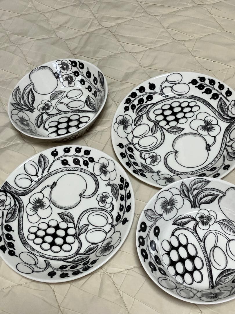 アラビア　ブラックパラティッシ 4点セット