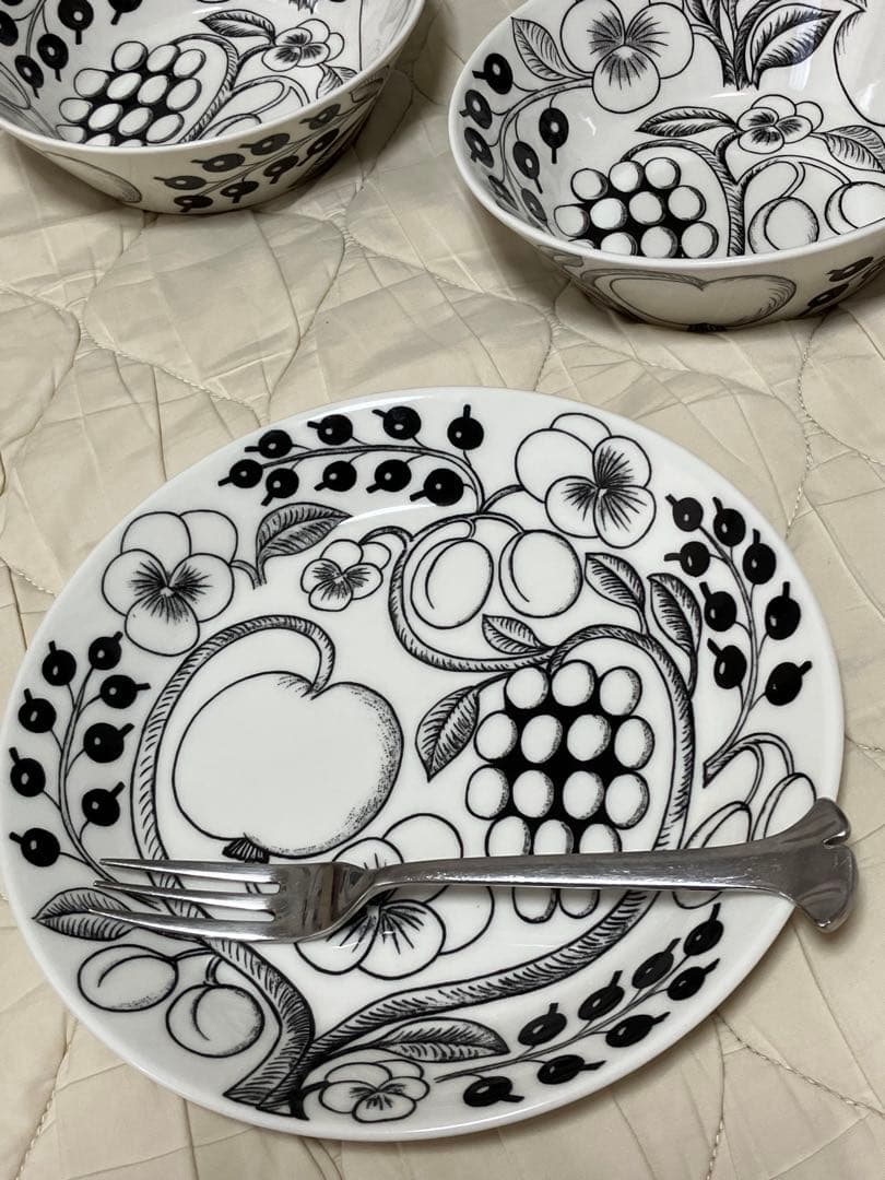 アラビア　ブラックパラティッシ 4点セット