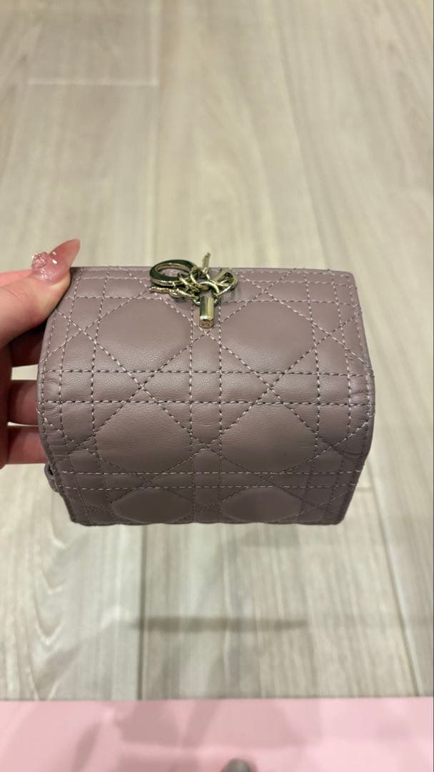 【日本限定】My Dior Aster キーケース　カナージュ ラムスキン