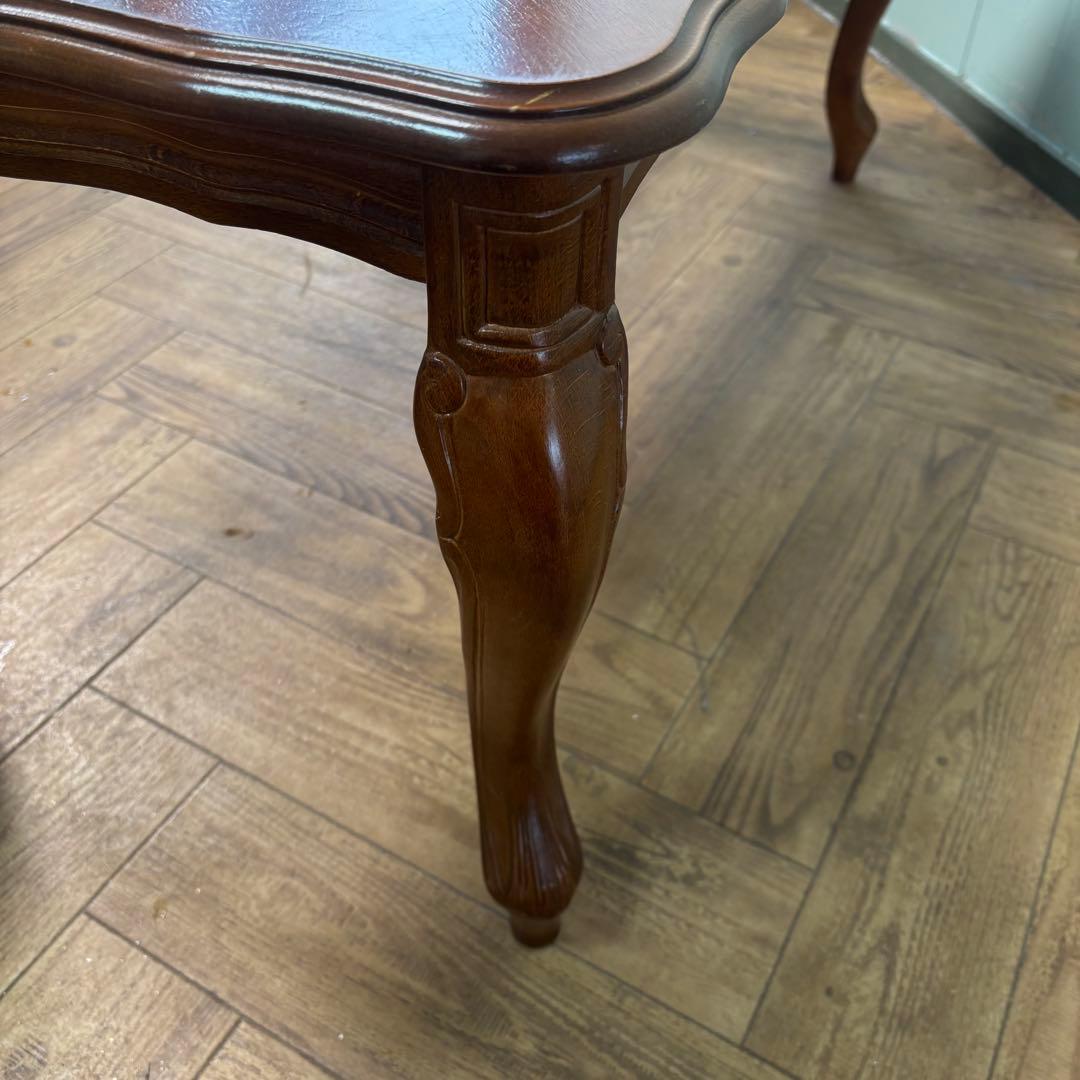 希少品　イタリア ヴェローナ　クラシック 猫脚 リビングテーブル 象嵌細工