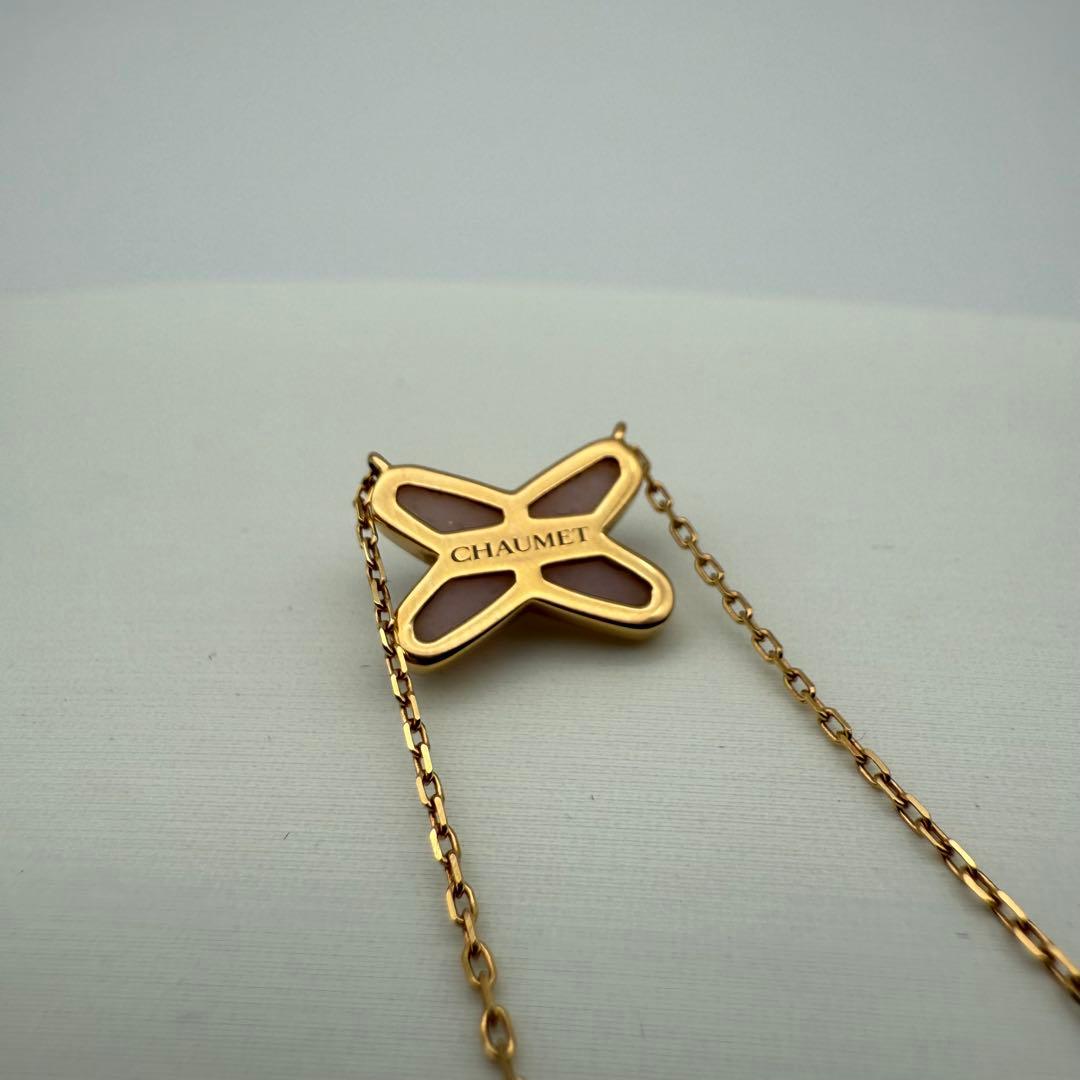 【美品】CHAUMET ショーメ　リアン ピンクオパール ネックレス　ブランド