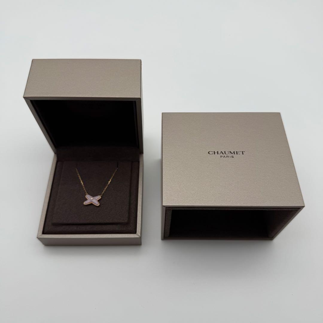 【美品】CHAUMET ショーメ　リアン ピンクオパール ネックレス　ブランド