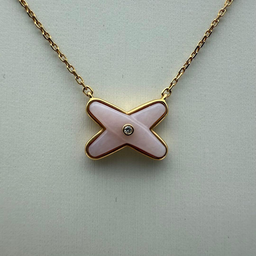 【美品】CHAUMET ショーメ　リアン ピンクオパール ネックレス　ブランド