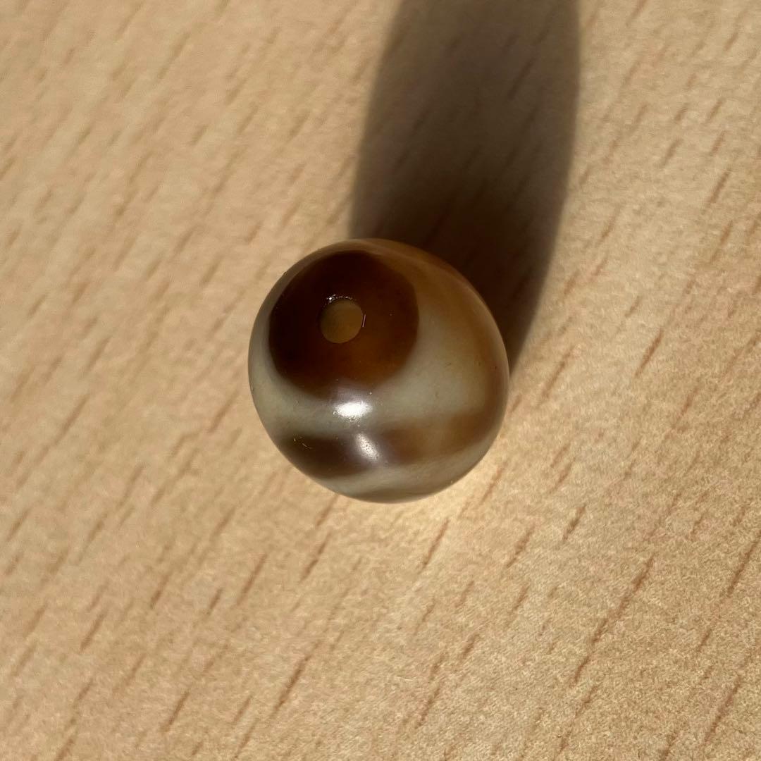 水紋虎牙 天珠 Dzi bead ①