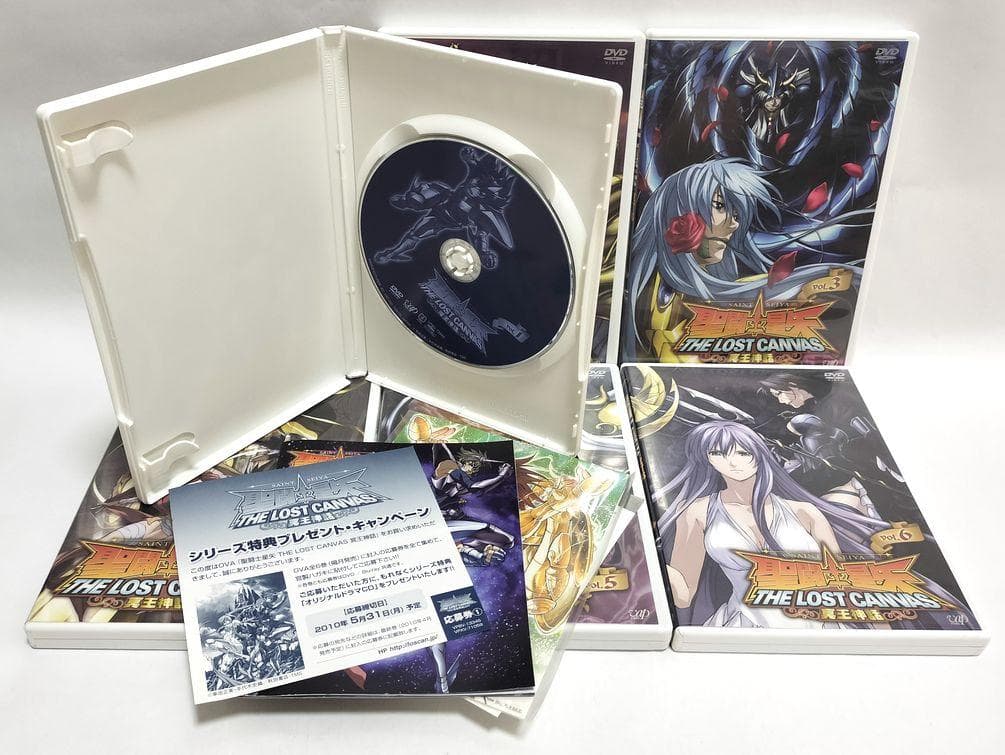 聖闘士星矢 THE LOST CANVAS 冥王神話 第1章 全6巻S DVD