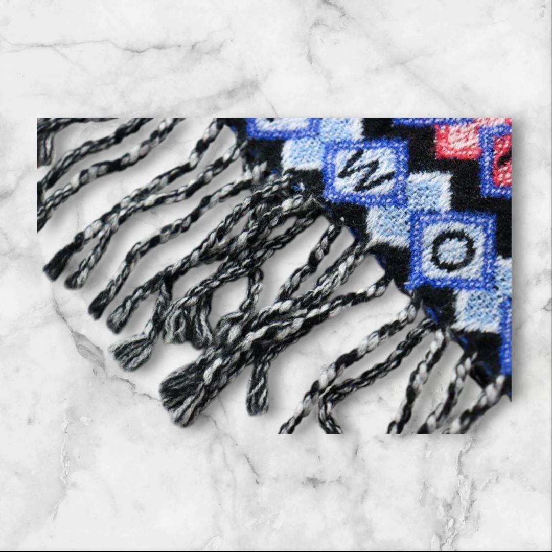 【高原価商品】Vivienne Westwood 幾何学模様 マフラー