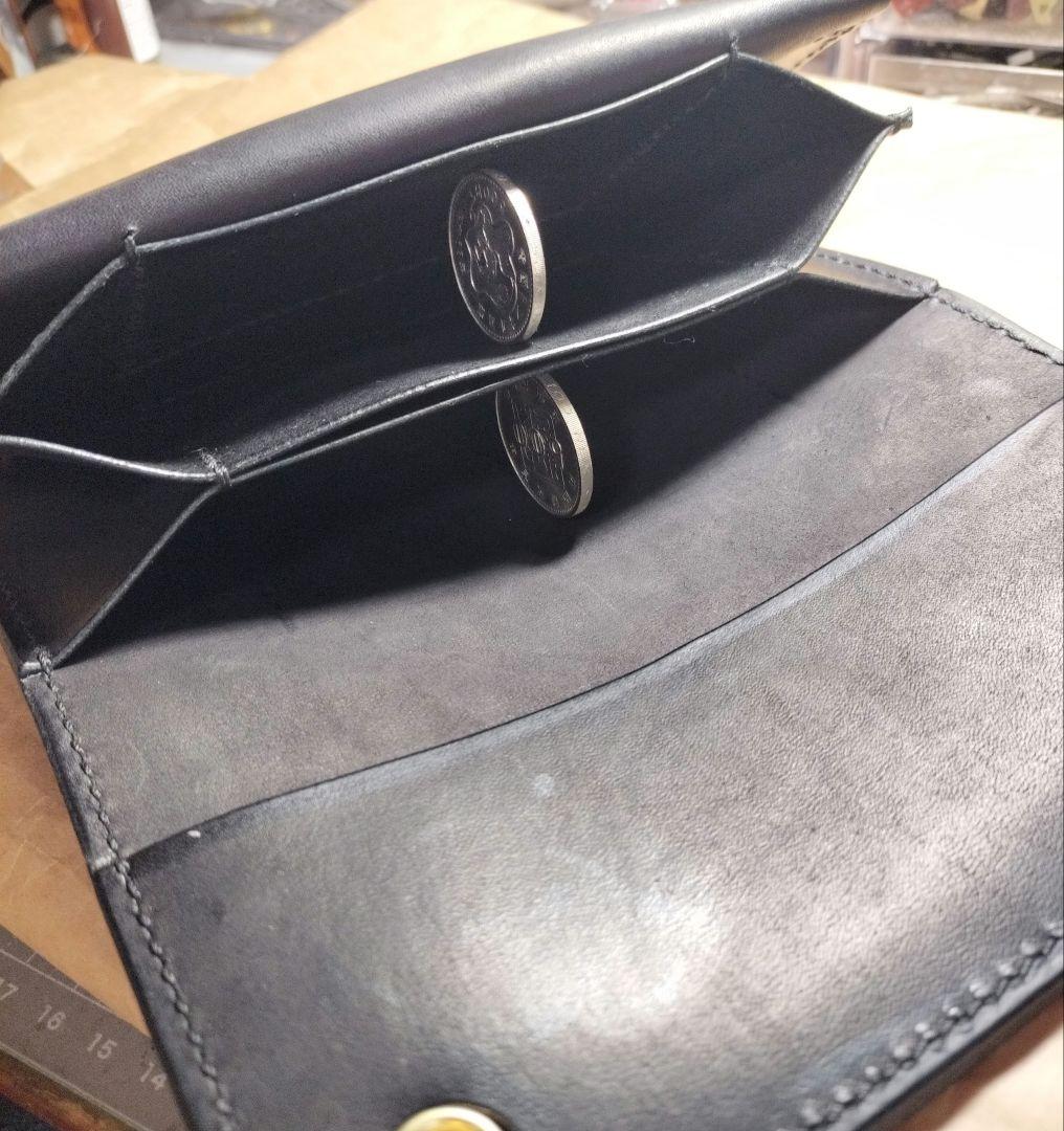 トラッカーウォレット 黒蛇