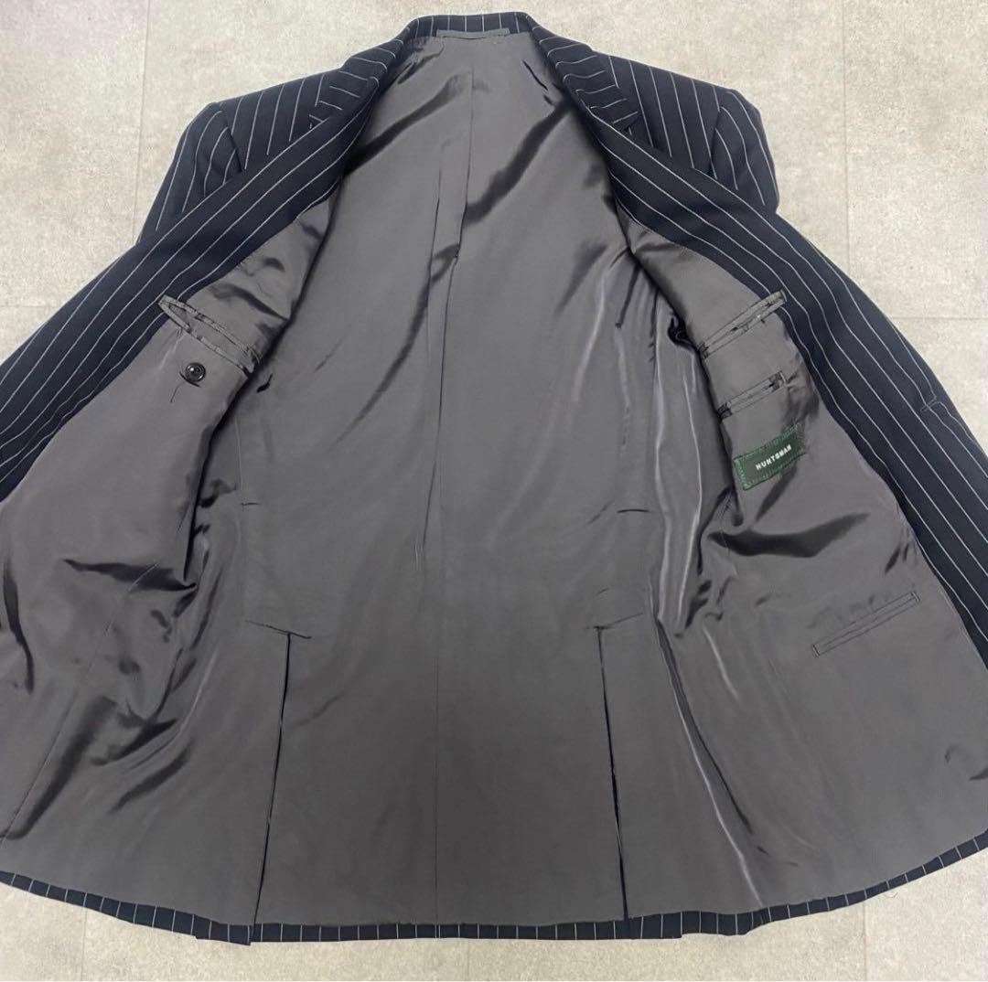 高級スーツ 英国ブランドHUNTSMAN ハンツマン 48 14万円