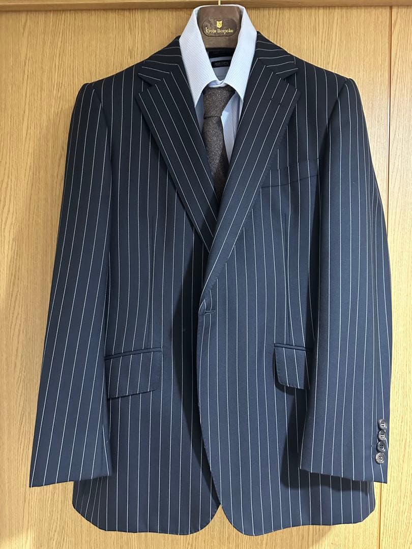 高級スーツ 英国ブランドHUNTSMAN ハンツマン 48 14万円