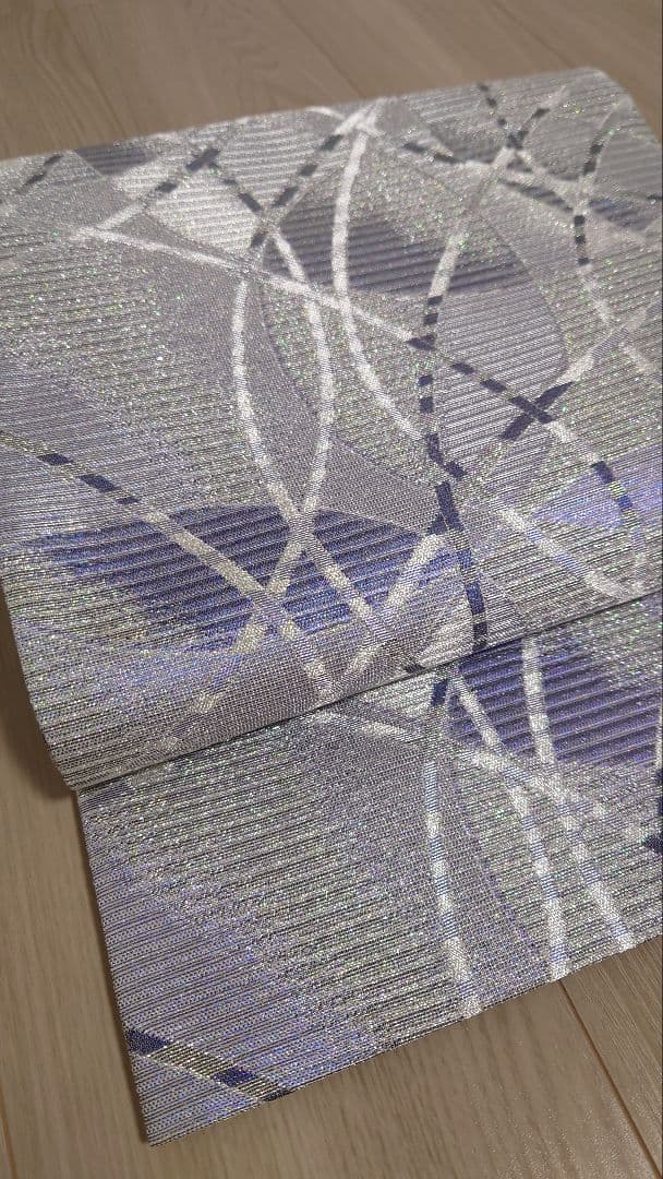 美品　織りの宝石　佐波理　高級袋帯