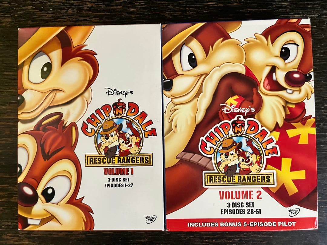 チップとデール　レスキューレンジャー　dvd２本