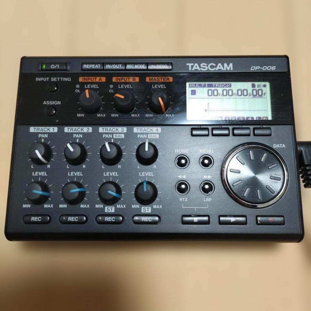 レコーダーTASCAM DP-006 ＆ マイクECM-330 ＆ GT20
