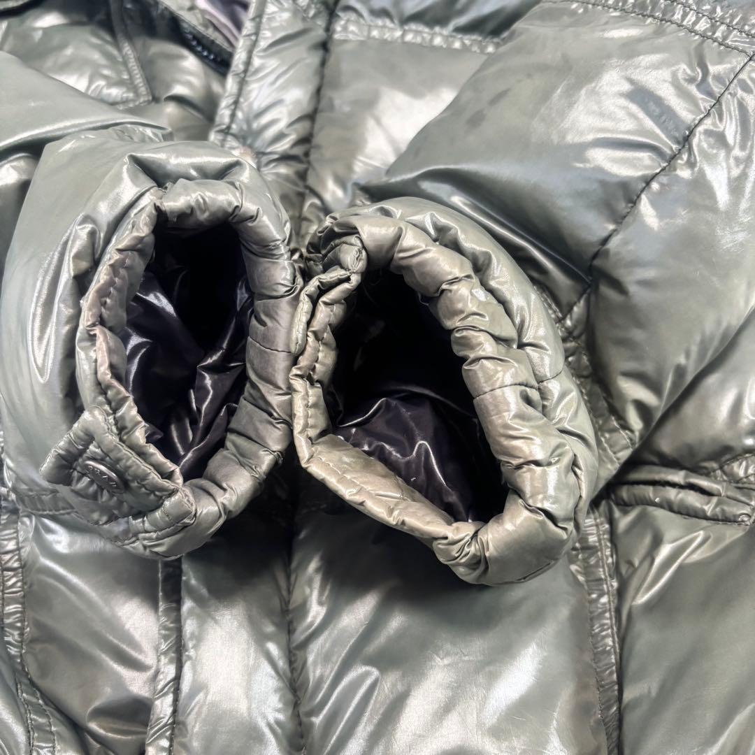 PRADA ダウンジャケット 三角ロゴ オリーブ グリーン サイズ10