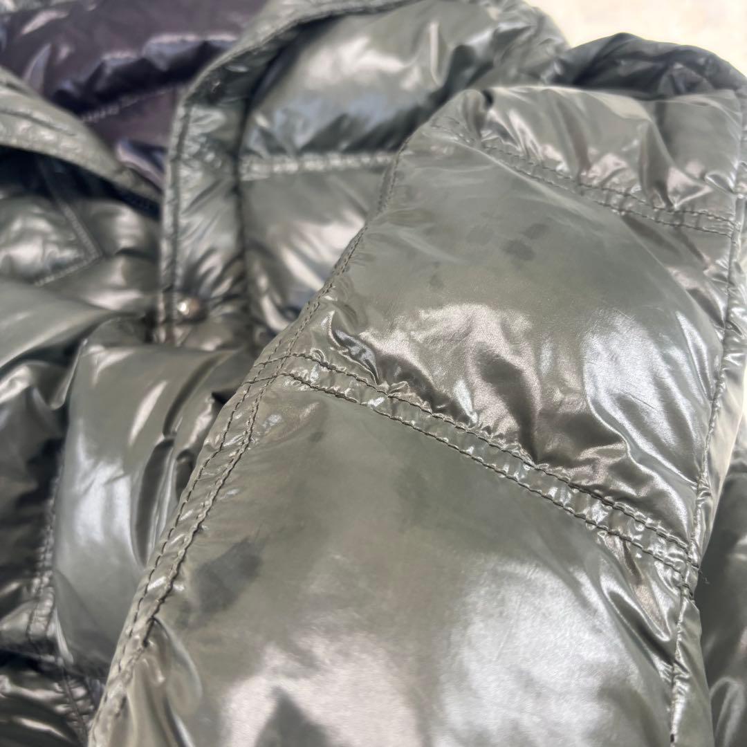 PRADA ダウンジャケット 三角ロゴ オリーブ グリーン サイズ10