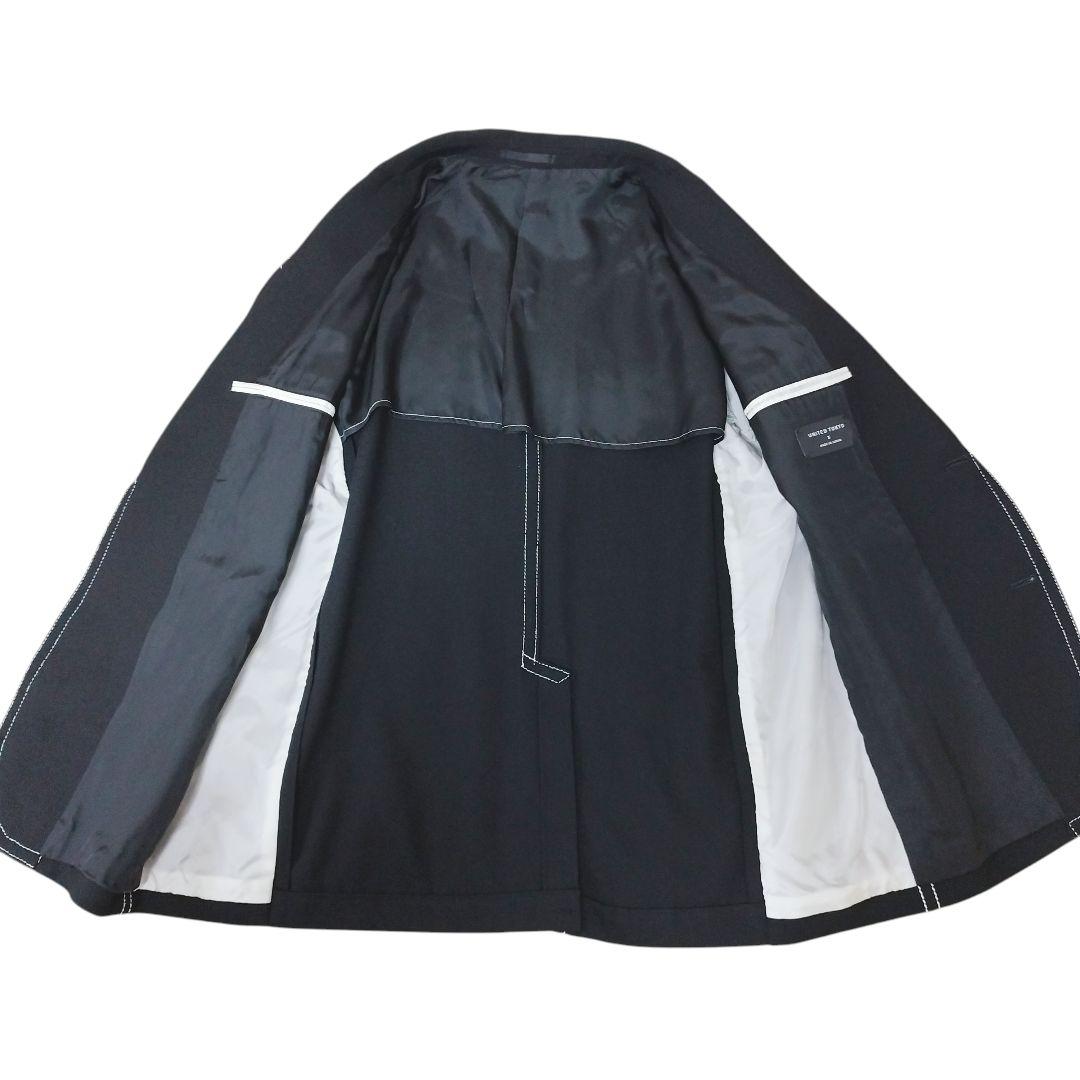 UNITED TOKYO　0ステッチブラックブレザー　XL
