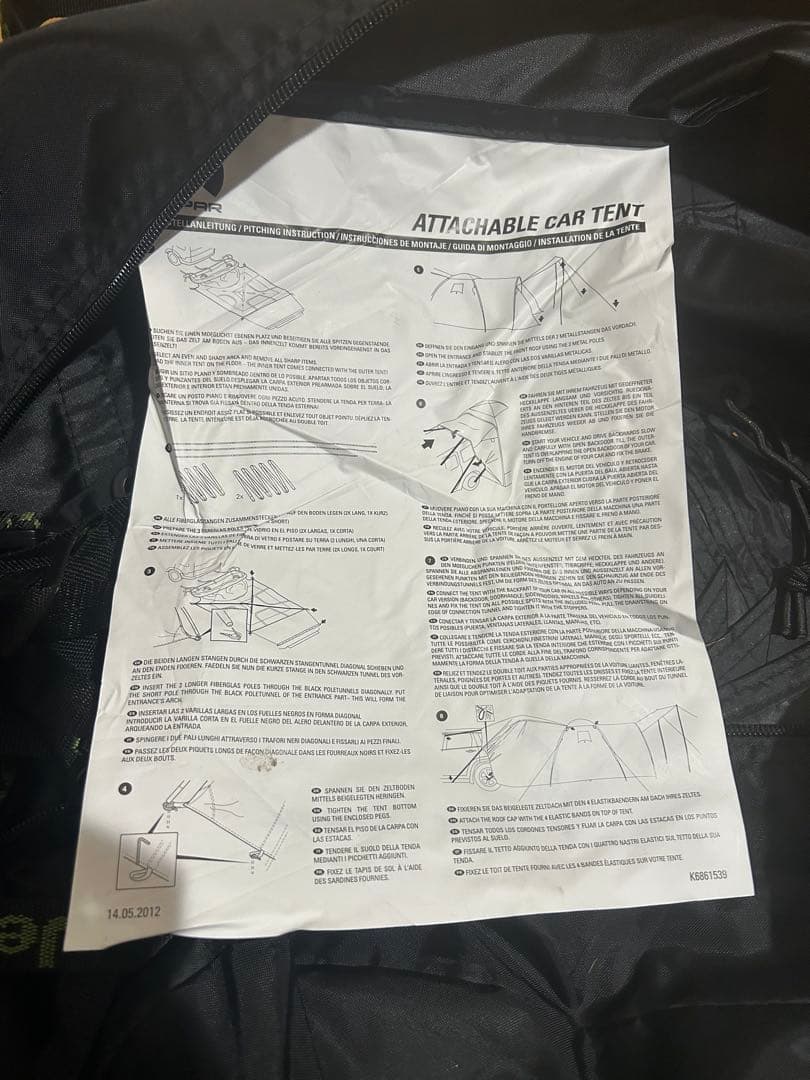 Jeep 純正車両用テント グリーン