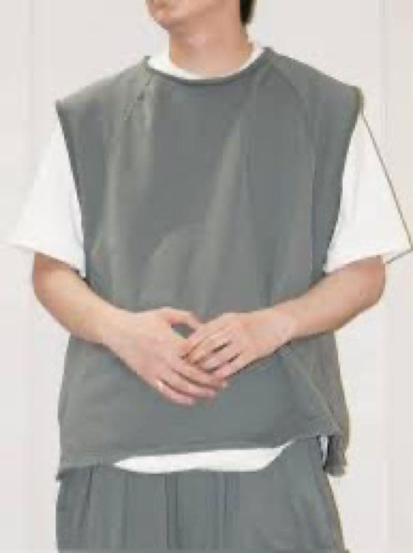 ancellm SLEEVELESS AGING T-SHIRT WISM別注