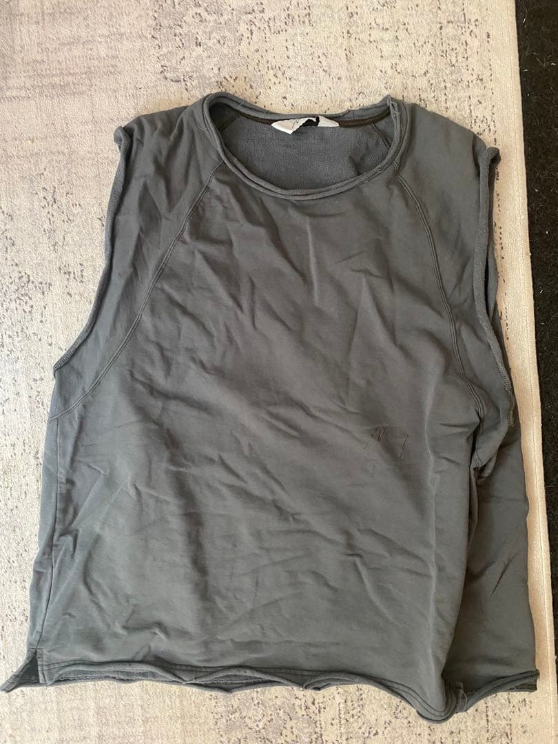ancellm SLEEVELESS AGING T-SHIRT WISM別注