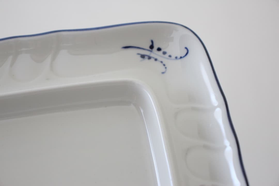 未使用・箱入　ビレロイ&ボッホ　オールドルクセンブルク　バターケース　バター皿