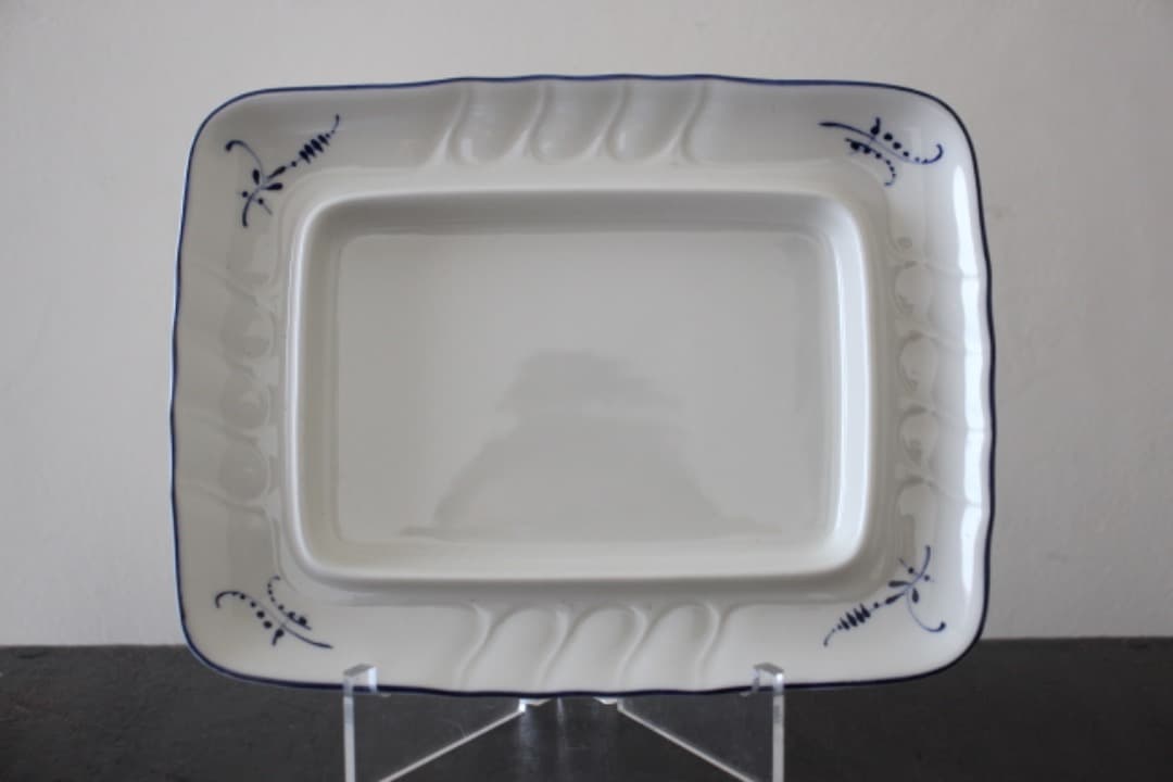 未使用・箱入　ビレロイ&ボッホ　オールドルクセンブルク　バターケース　バター皿