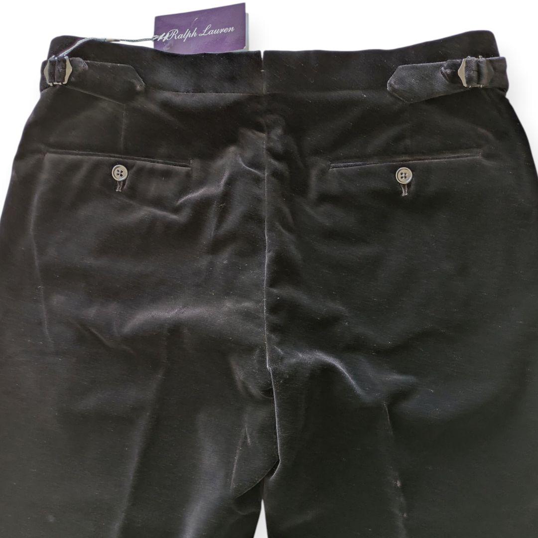 【新品】RALPH LAUREN PURPLE LABEL ブラックスラックス