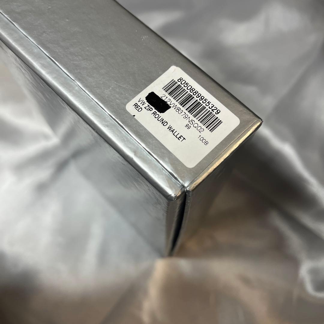 し*ん様 新品 Vivienne Westwood レッド青ライン 長財布 バレ