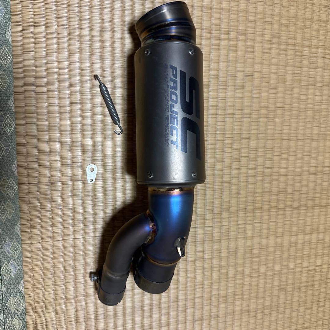 お*ぬ様 SC PROJECT チタンマフラー 2020年BMWS1000Rにて