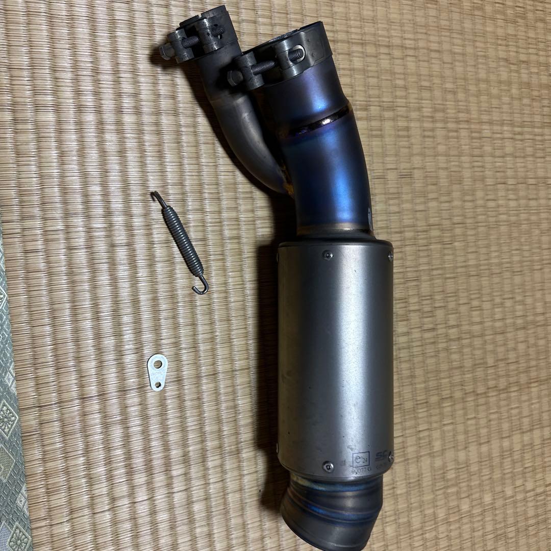 お*ぬ様 SC PROJECT チタンマフラー 2020年BMWS1000Rにて