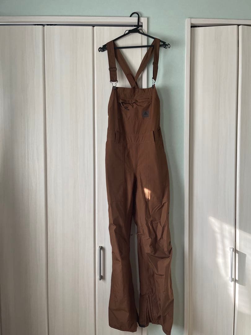 BURTON ビブパン　レディース　Mサイズ ブラウン　GORE-TEX