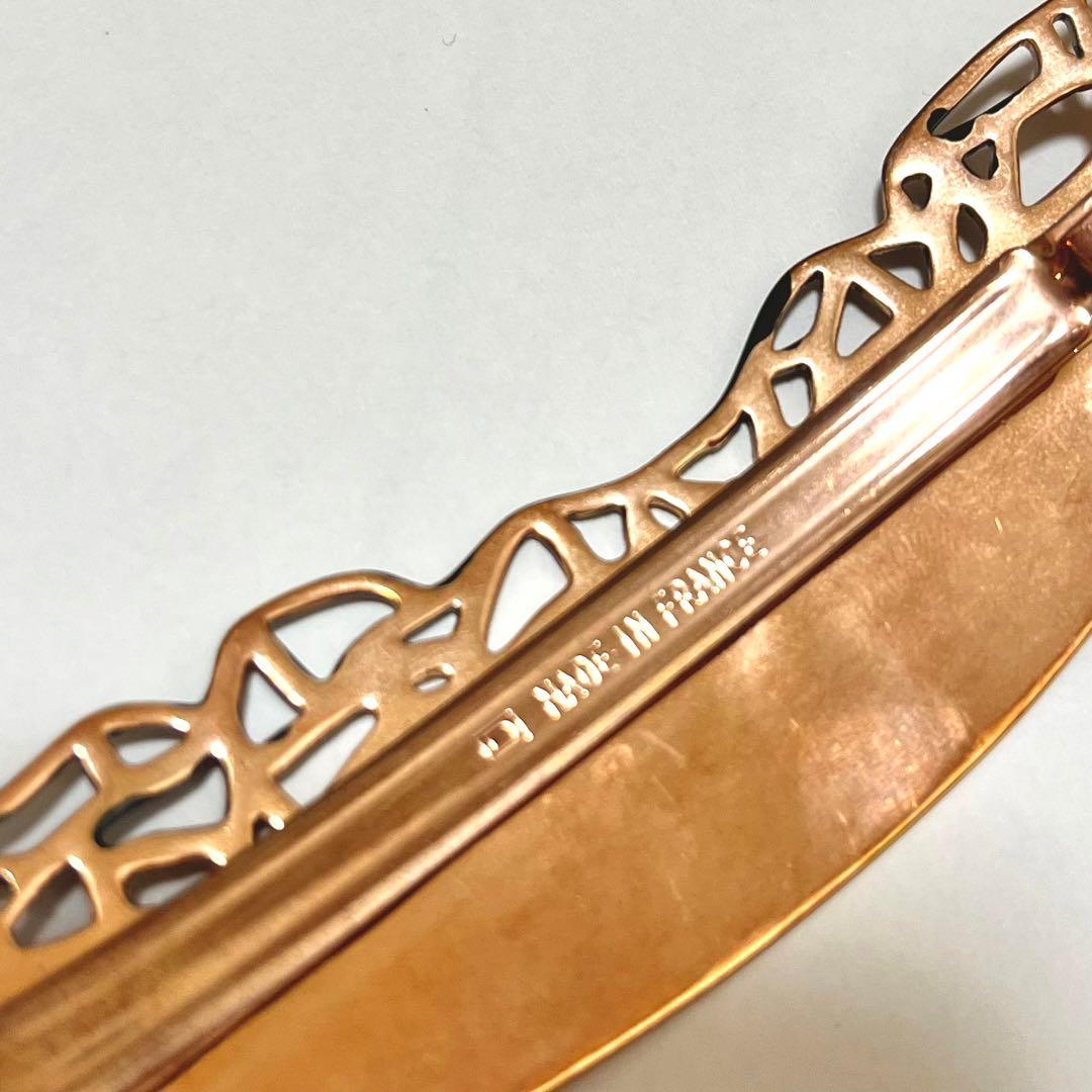 コレットマルーフ　バレッタ　ピンクゴールド