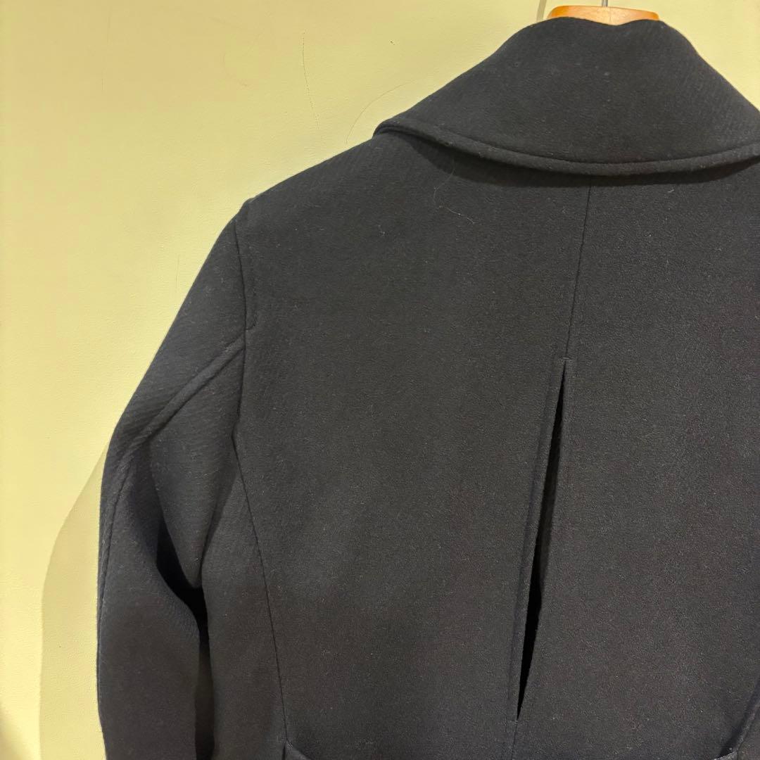 【美品】Sealup BEAMS F別注 ロングピーコート ネイビー 46