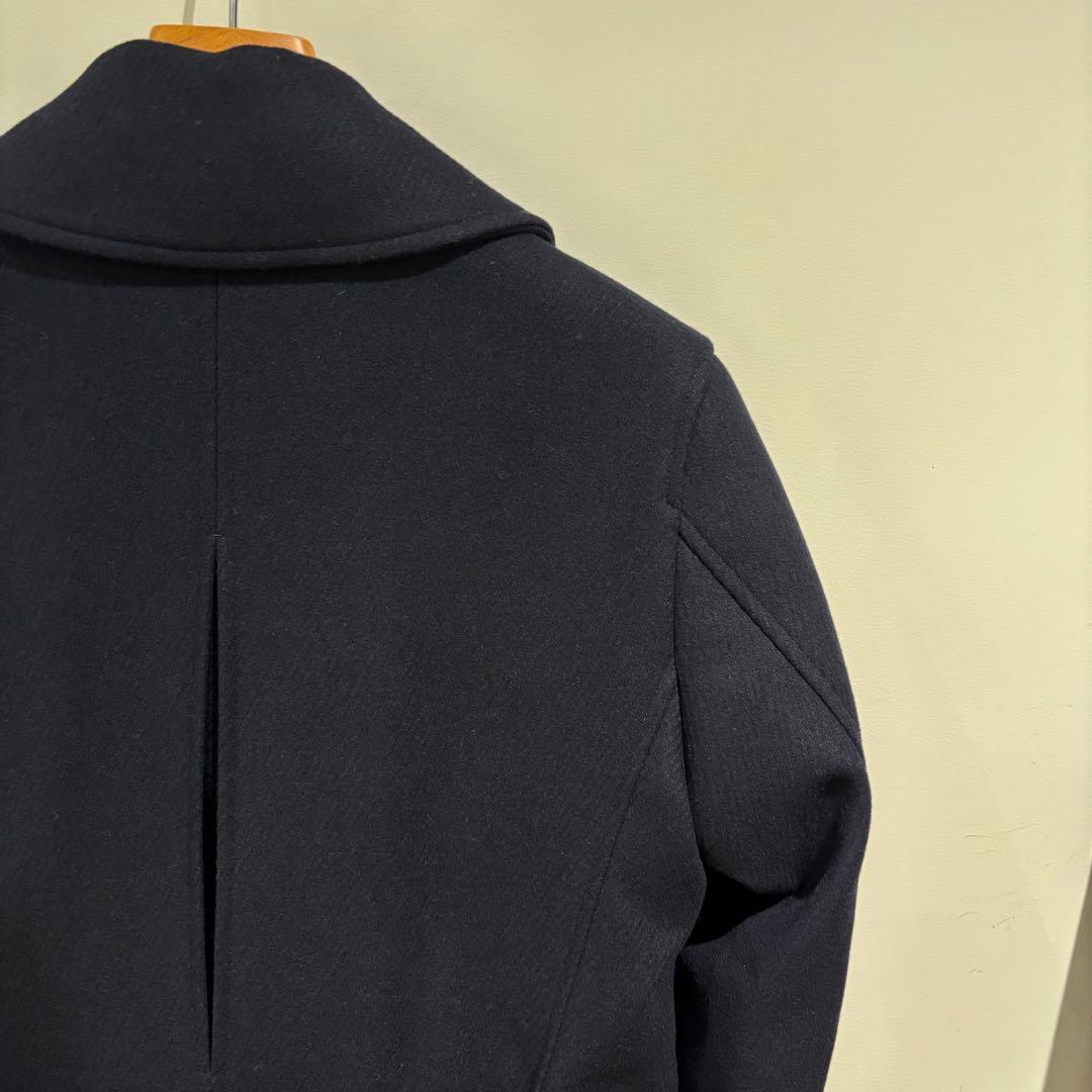 【美品】Sealup BEAMS F別注 ロングピーコート ネイビー 46