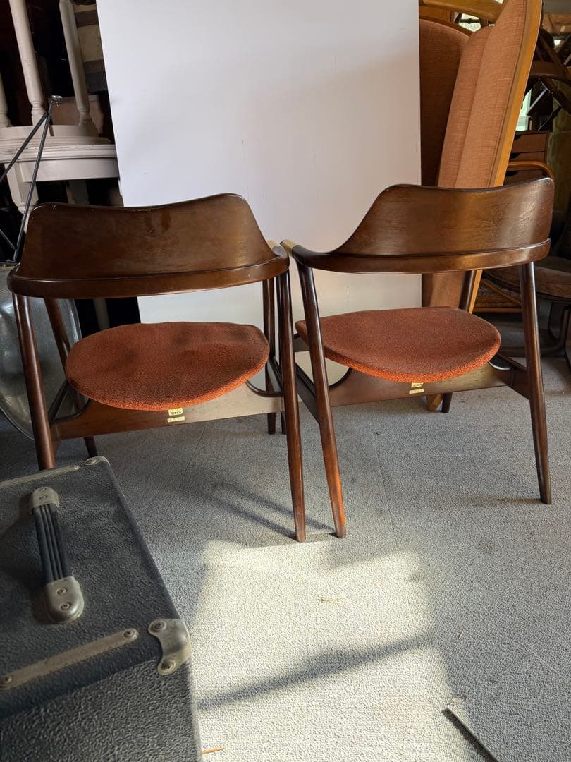 オールドキツツキ 飛騨産業 アイガーチェア アームチェア 2脚 Gマーク名作