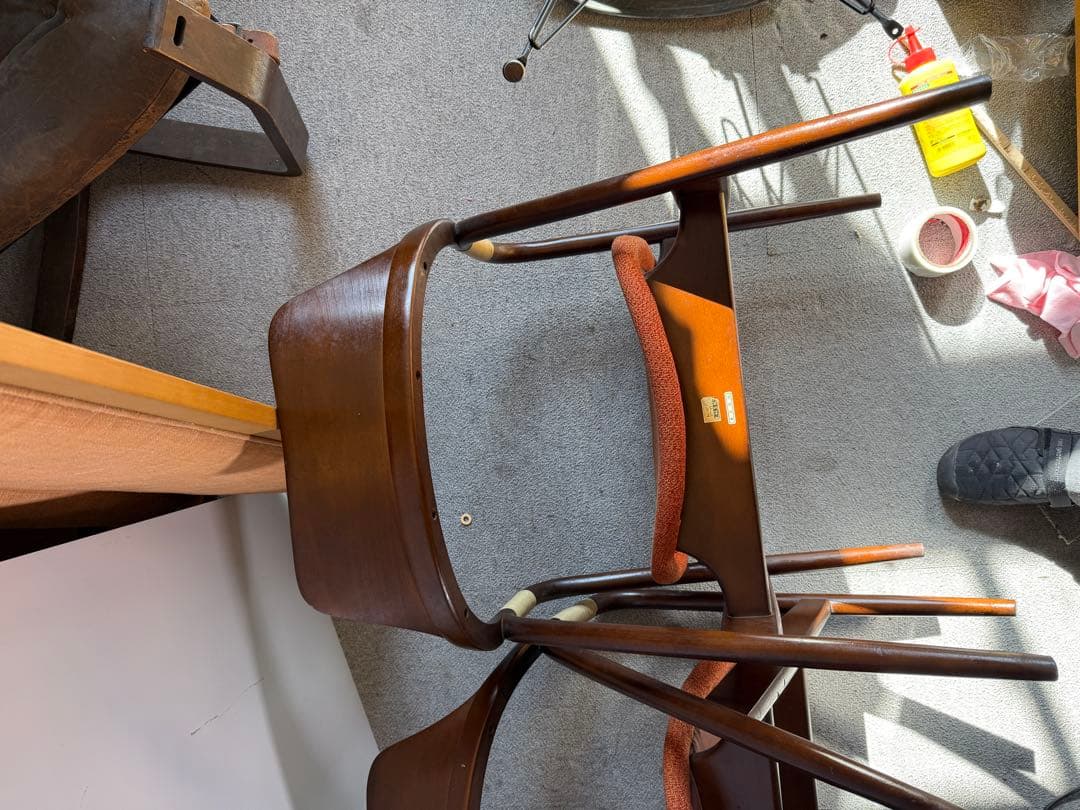 オールドキツツキ 飛騨産業 アイガーチェア アームチェア 2脚 Gマーク名作