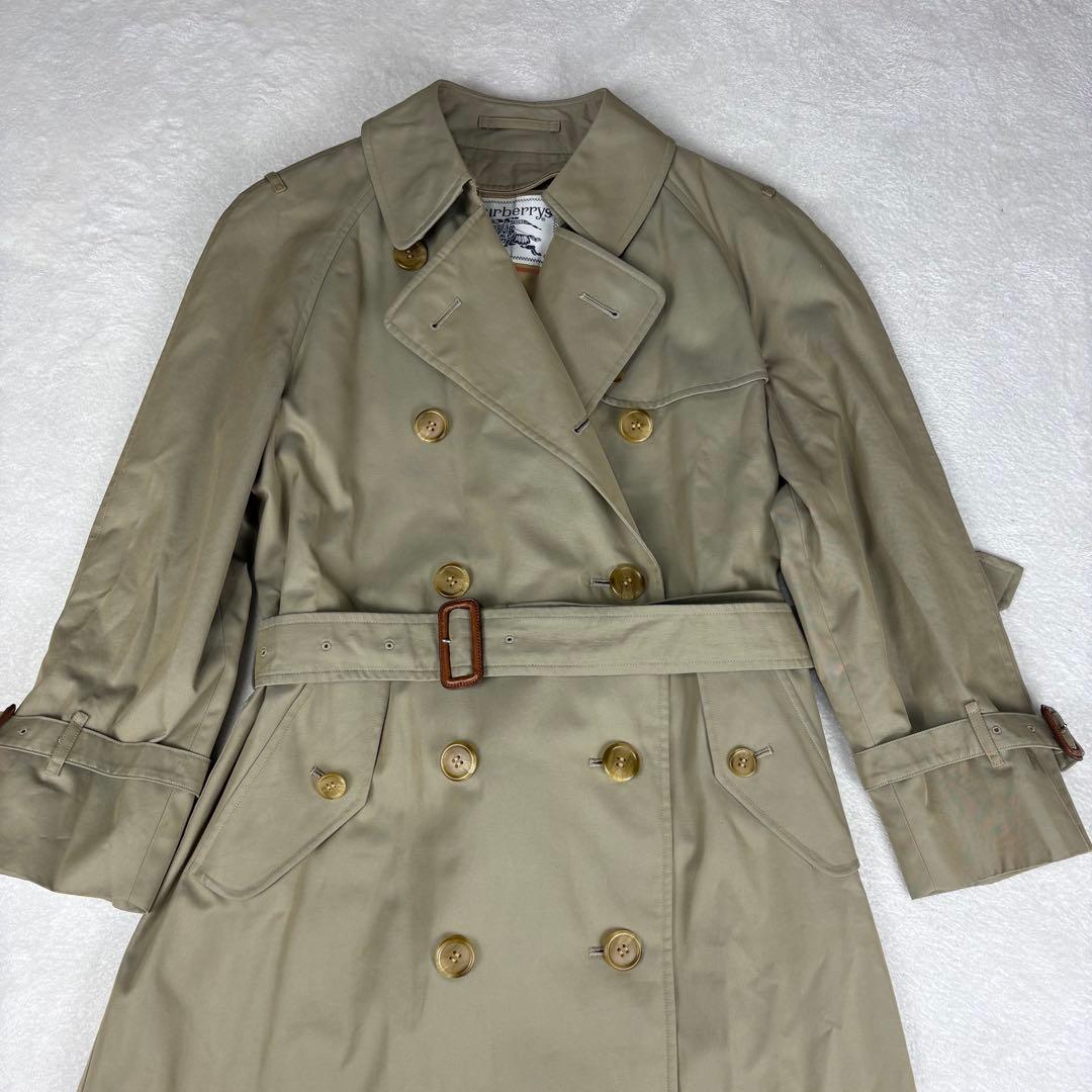 美品 BURBERRY バーバリー トレンチコート ベルト ノバチェック