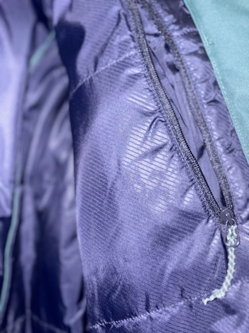 最終Salomon スキーウェアフード付きアウター ダークグリーンM