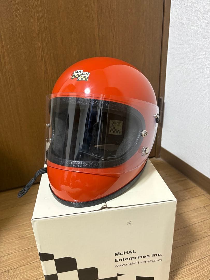 MACH フルフェイスヘルメット オレンジ