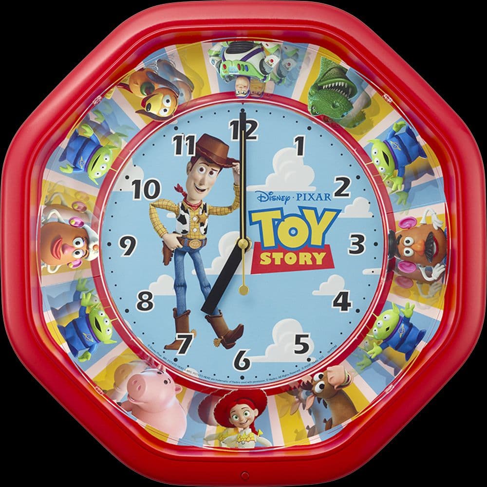 ディズニー トイ・ストーリー からくり時計 4MH440MC01 赤