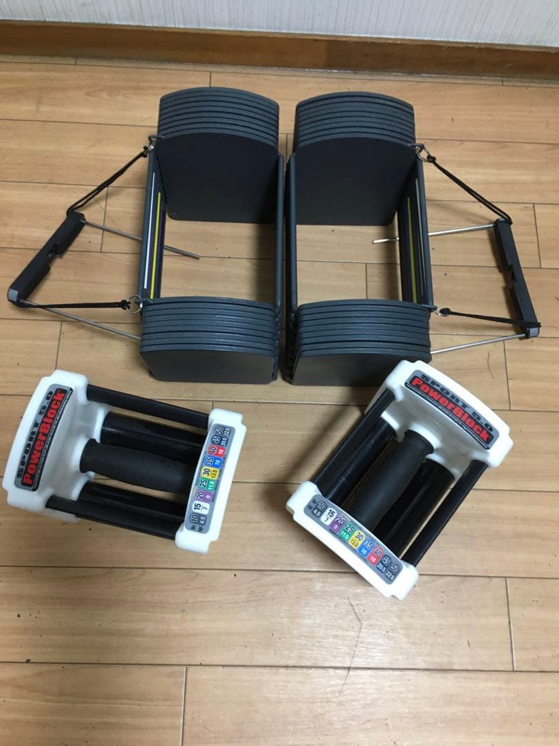 ①POWERBLOCK SPORT5.0パワーブロック ダンベル 23Kg×1個