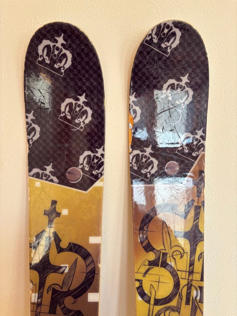 25日まで送料無料strictry AROA 167cm フリースキー ビン付き